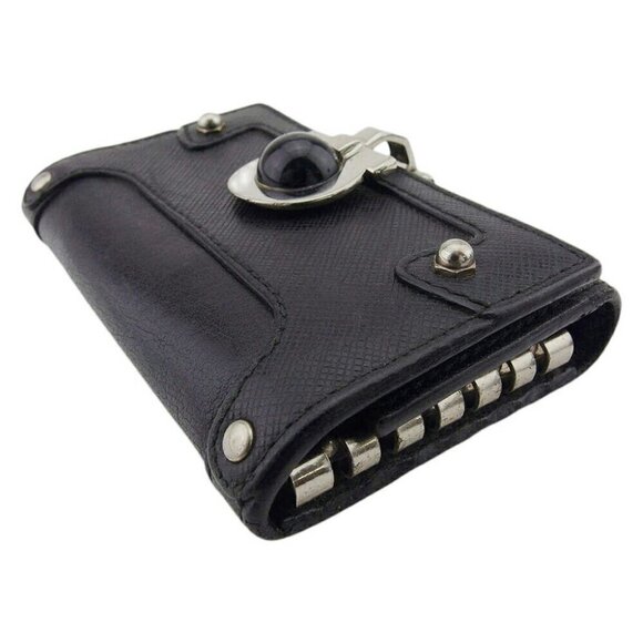 Salvatore Ferragamo Key Case Ganchini Leather Authentic USED - Picture 4 of 10